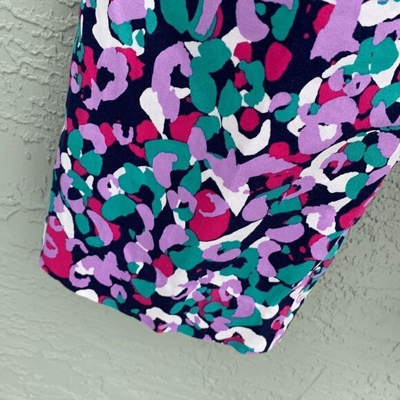 Pappagallo Sz 10  The Chelsea pant in Jade Multi - Picture 10 of 12